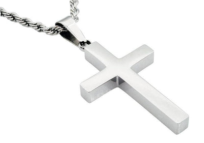 Men's Stainless Steel Cross Pendant