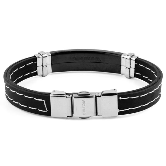 3 Wise Men Lord's Prayer Leather Bracelet