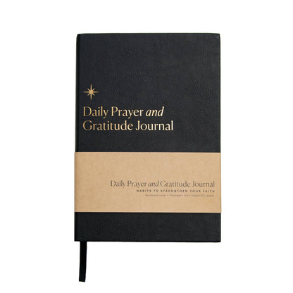 Daily Prayer & Gratitude Journal: White Cotton Hardback