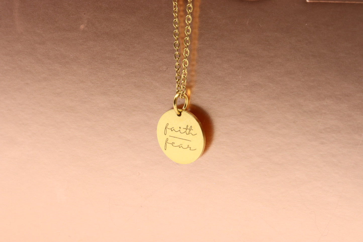 Faith Over Fear Necklace