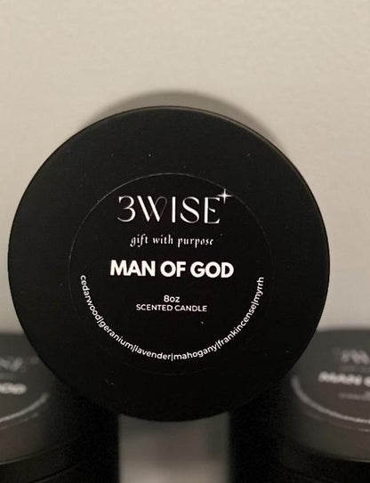 Man of God Candle